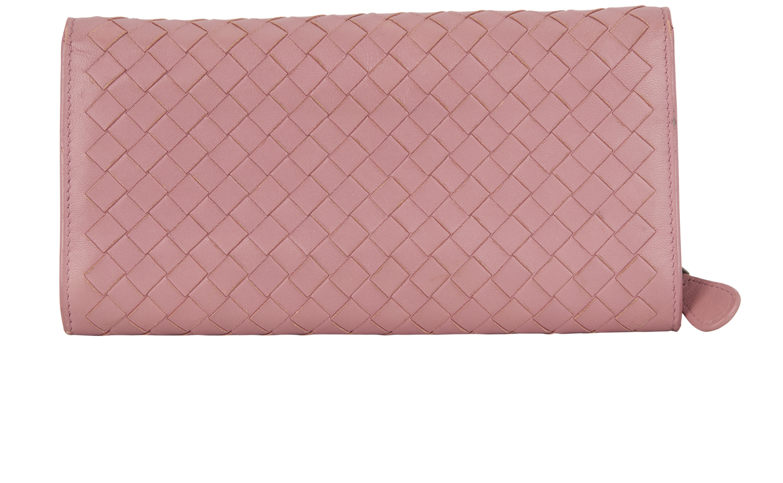 Bottega Veneta Intrecciato Continental Wallet, &pound;130, Accessories, Pink, Leather, Back view